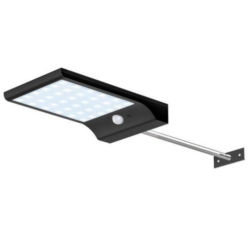 Napelemes szolár fali lámpa, 6000K, 250 lm, 1500mAh - EXOD HB-B36Z